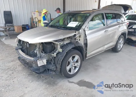 2014 Toyota Highlander Limited V6 z USA, uszkodzony, nr VIN 5TDDKRFH8ES009692